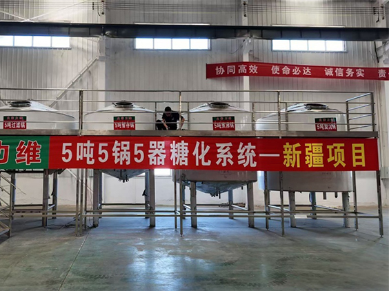 龙城精酿啤酒设备厂—5吨精酿啤酒设备—新疆项目
